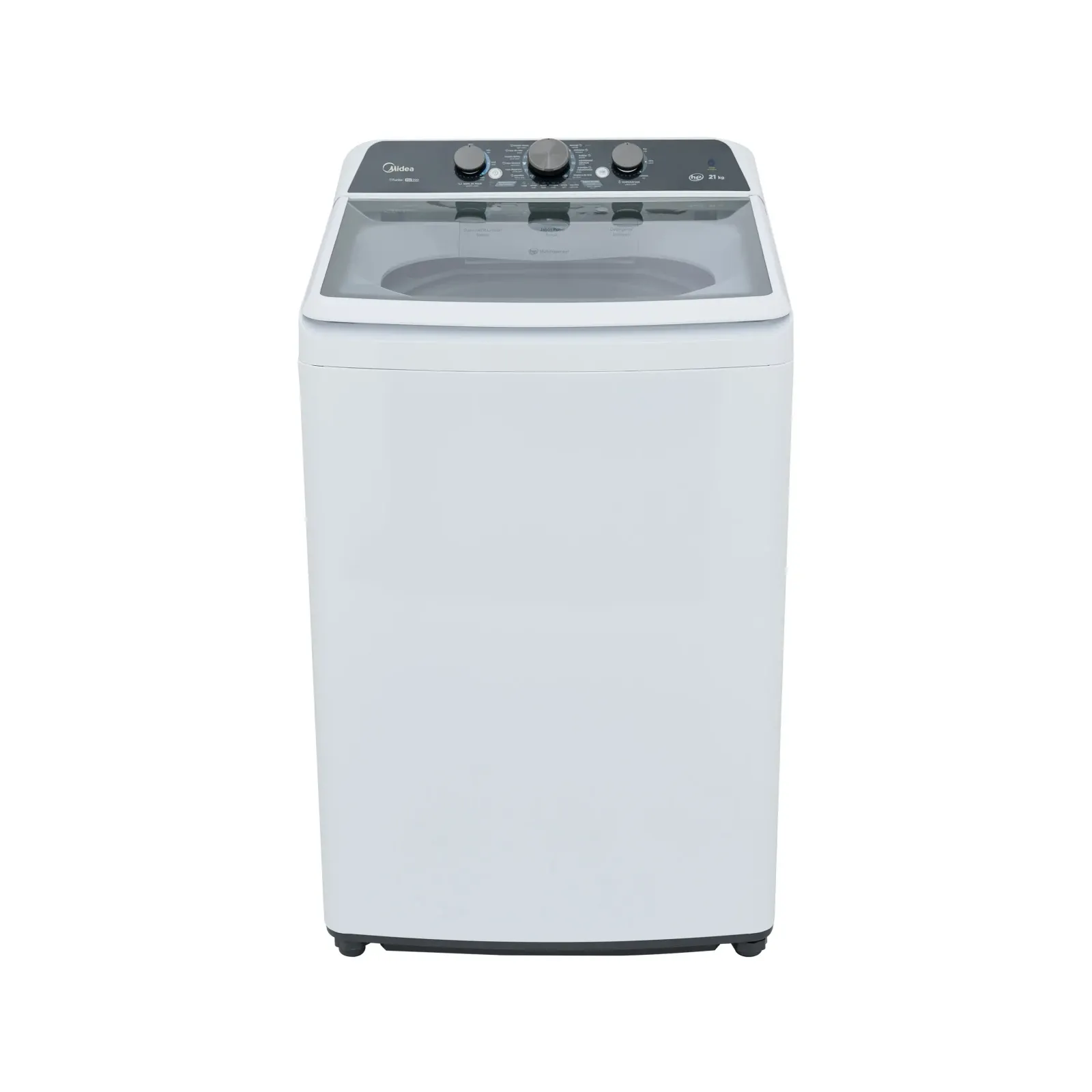 Lavadora Carga Superior Midea 21Kg Vortex Wash Agitador 3 Perillas — Lavadora Carga Superior Midea 21Kg Vortex Wash Agitador 3 Perillas