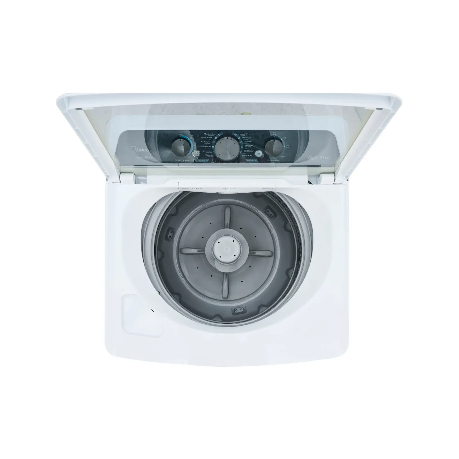 Lavadora Carga Superior Midea 21Kg Vortex Wash Agitador 3 Perillas — Lavadora Carga Superior Midea 21Kg Vortex Wash Agitador 3 Perillas