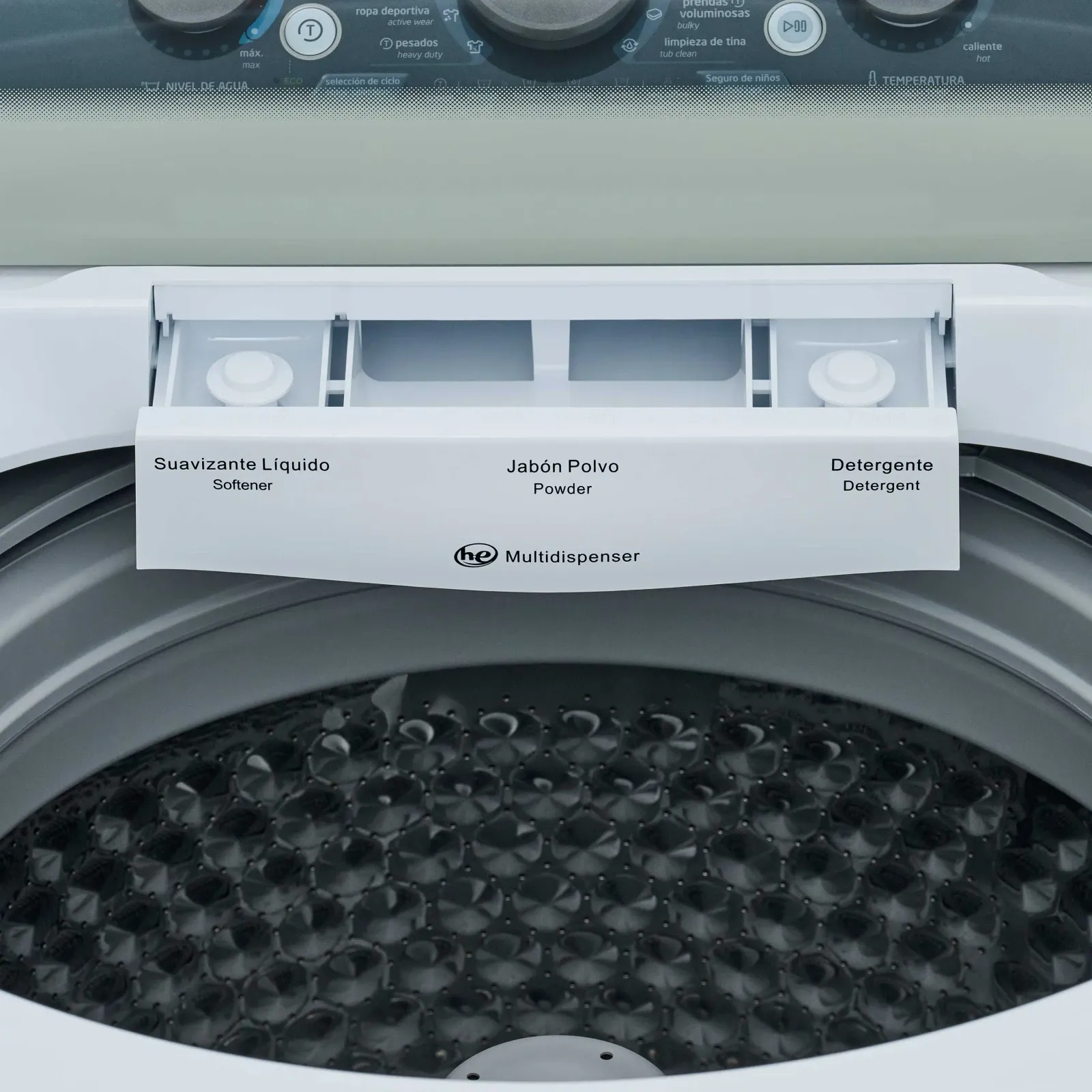 Lavadora Carga Superior Midea 21Kg Vortex Wash Agitador 3 Perillas — Lavadora Carga Superior Midea 21Kg Vortex Wash Agitador 3 Perillas