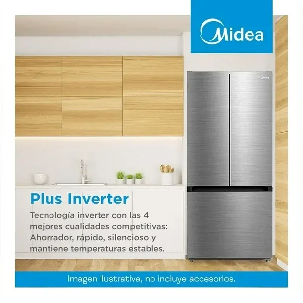 Refrigerador French Door Inverter Quattro Jazz Black 19 Pies Cúbicos — Refrigerador French Door Inverter Quattro Jazz Black 19 Pies Cúbicos